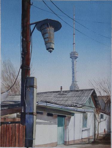 Original Realism Architecture Paintings by Eugene Panov