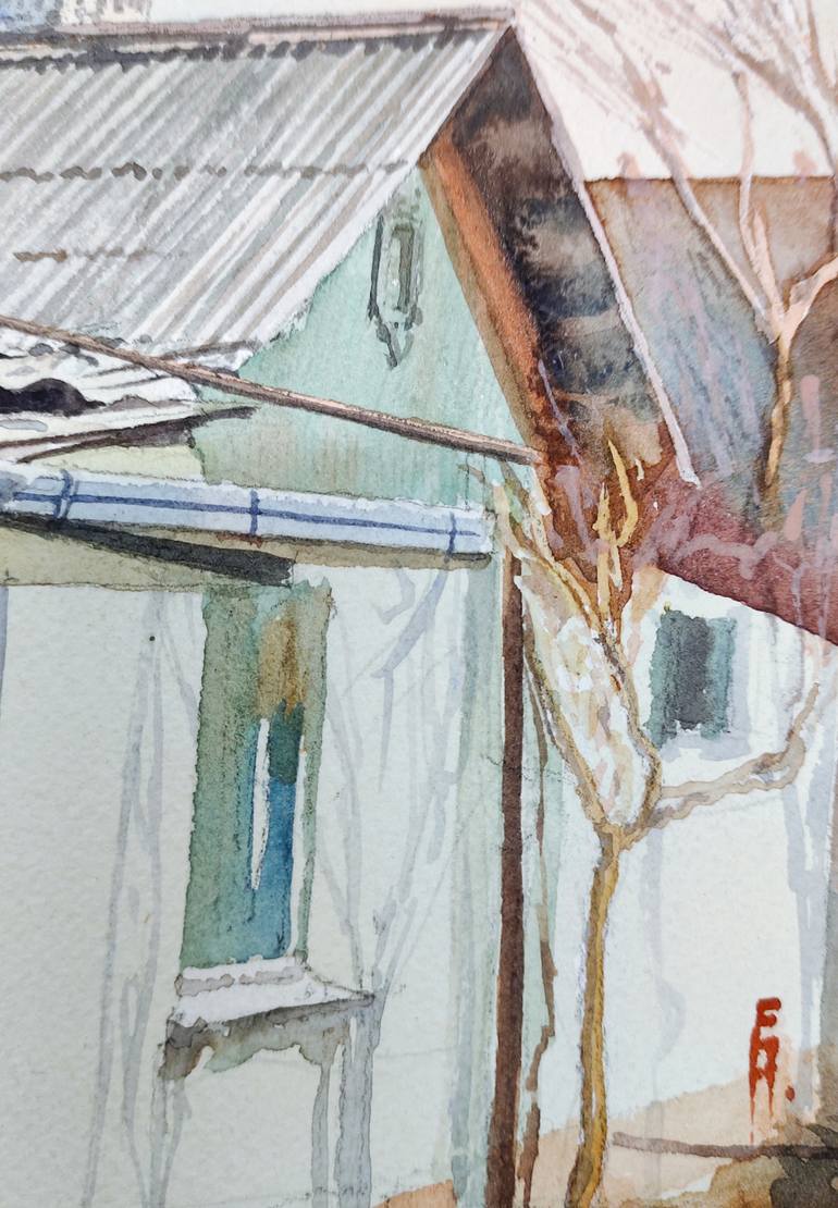Original Realism Architecture Painting by Eugene Panov