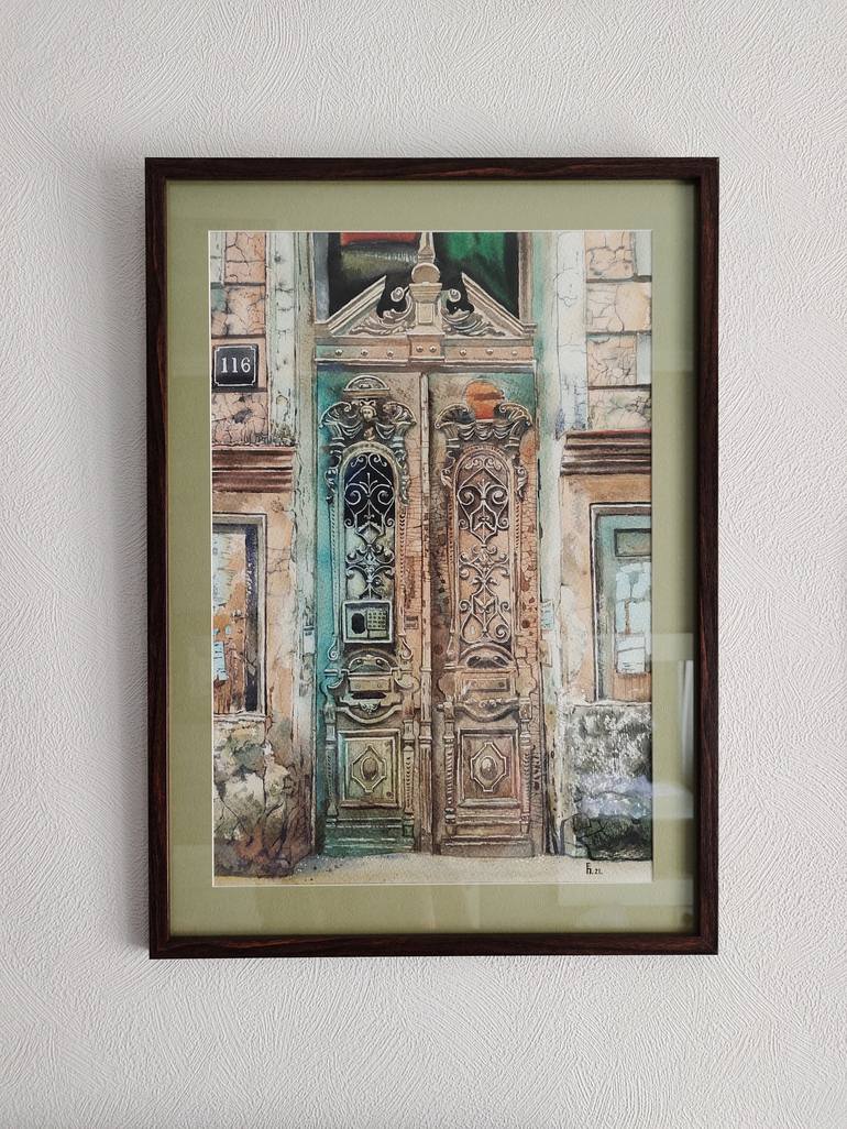 Original Realism Architecture Painting by Eugene Panov