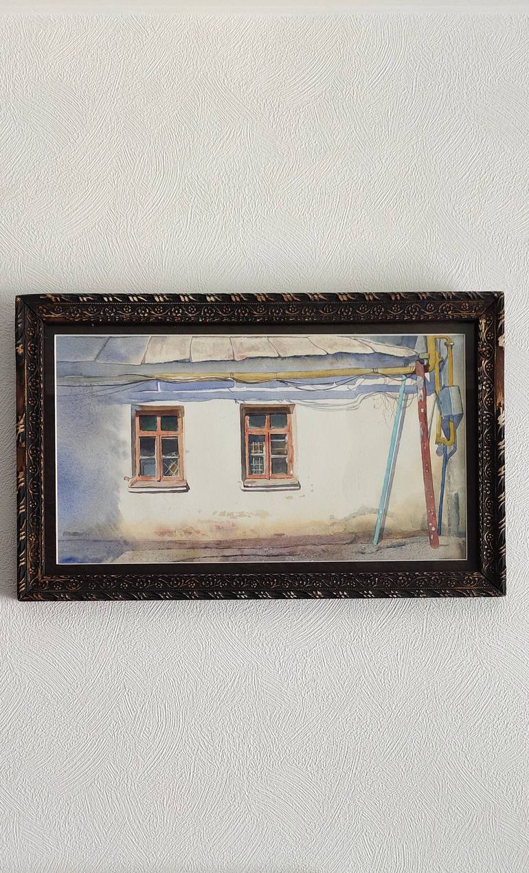 Original Realism Architecture Painting by Eugene Panov