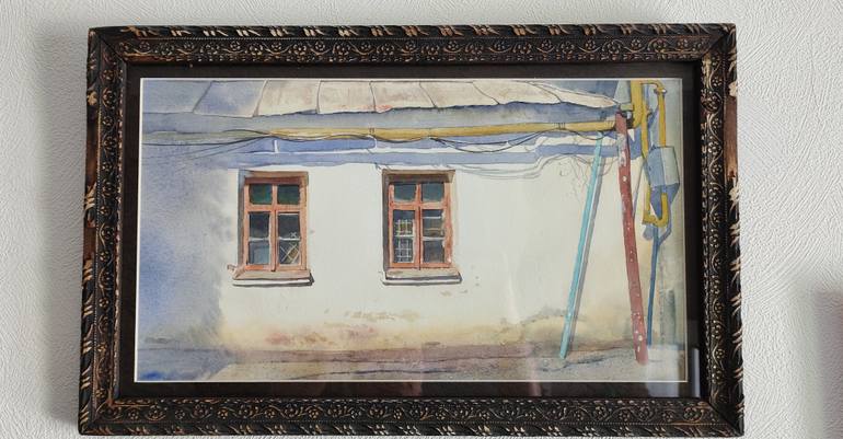 Original Realism Architecture Painting by Eugene Panov