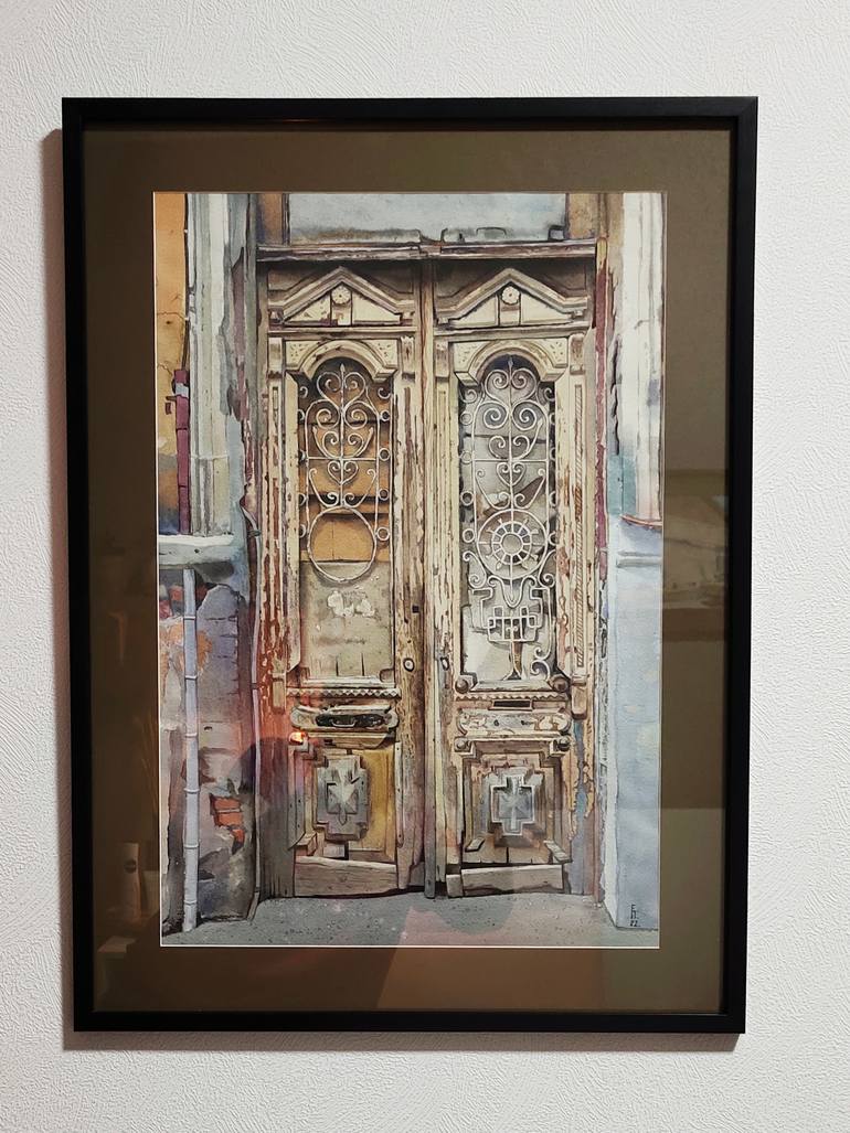 Original Realism Architecture Painting by Eugene Panov