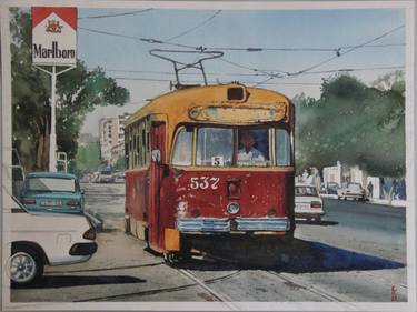 Print of Realism Travel Paintings by Eugene Panov