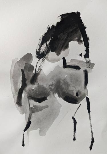 Print of Figurative Nude Paintings by Jenwin Baby