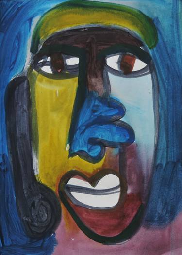 Print of Abstract Portrait Paintings by Jenwin Baby