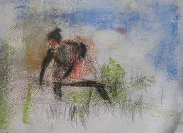 Original Abstract Rural Life Paintings by Jenwin Baby