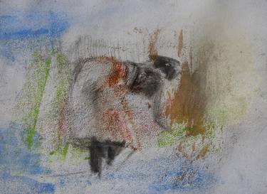 Original Abstract Rural Life Paintings by Jenwin Baby