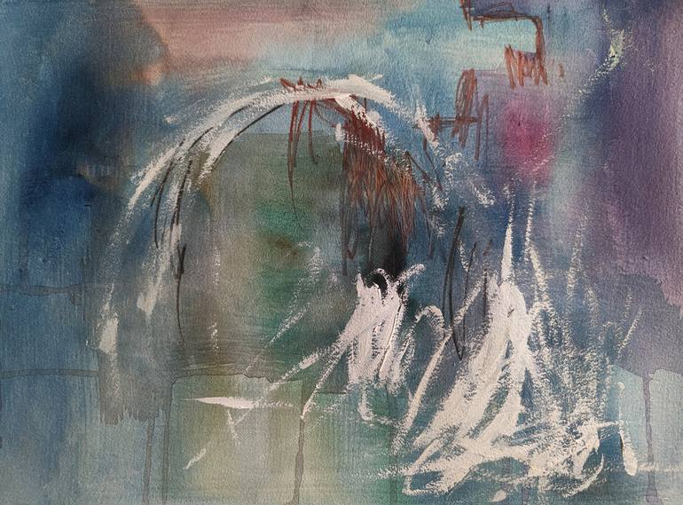 Original Abstract Expressionism Abstract Paintings by Jenwin Baby