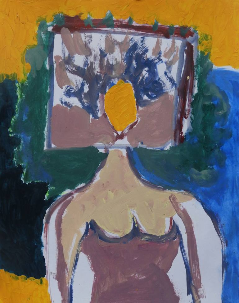 Original Abstract Nude Paintings by Jenwin Baby