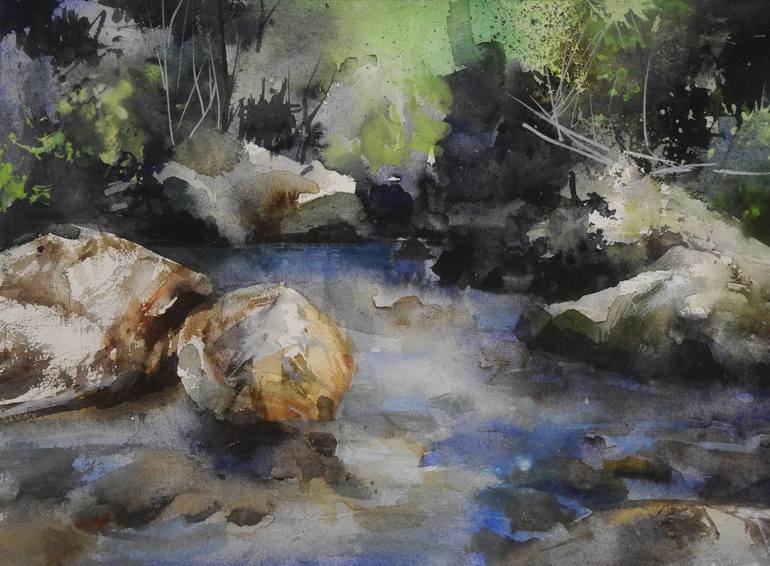 Original Realism Landscape Paintings by Jenwin Baby