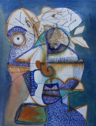 Original Abstract Expressionism Abstract Paintings by Jenwin Baby