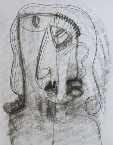 Original Abstract Expressionism Abstract Drawings by Jenwin Baby