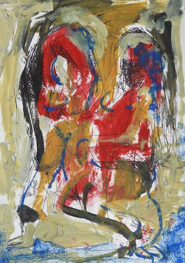 Original Abstract Erotic Paintings by Jenwin Baby