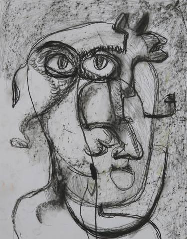 Original Abstract People Drawings by Jenwin Baby