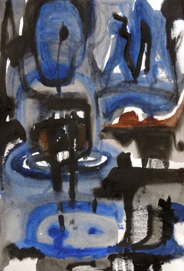 Original Abstract Expressionism Abstract Paintings by Jenwin Baby