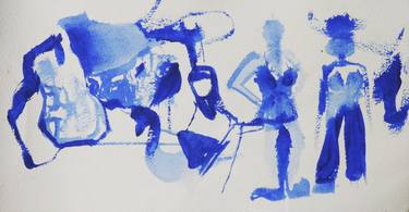 Print of Abstract People Paintings by Jenwin Baby