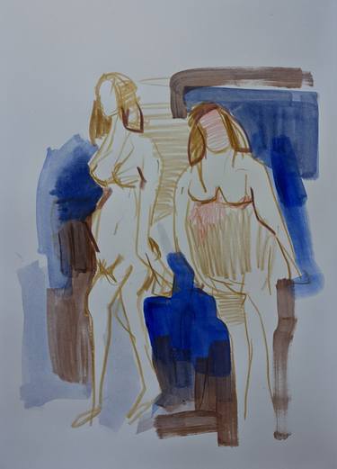 Print of Nude Drawings by Jenwin Baby