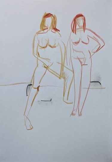 Original Nude Drawings by Jenwin Baby