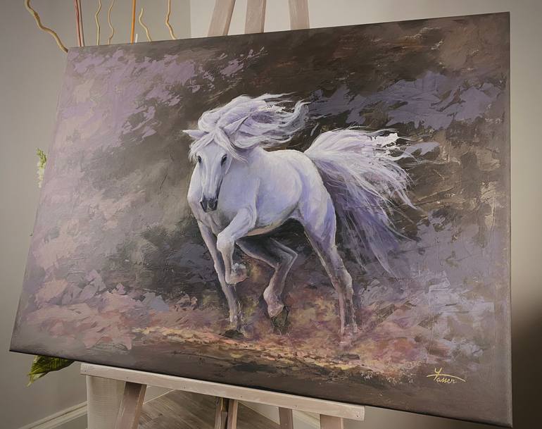 Original Abstract Animal Painting by Yasser Alarfaj