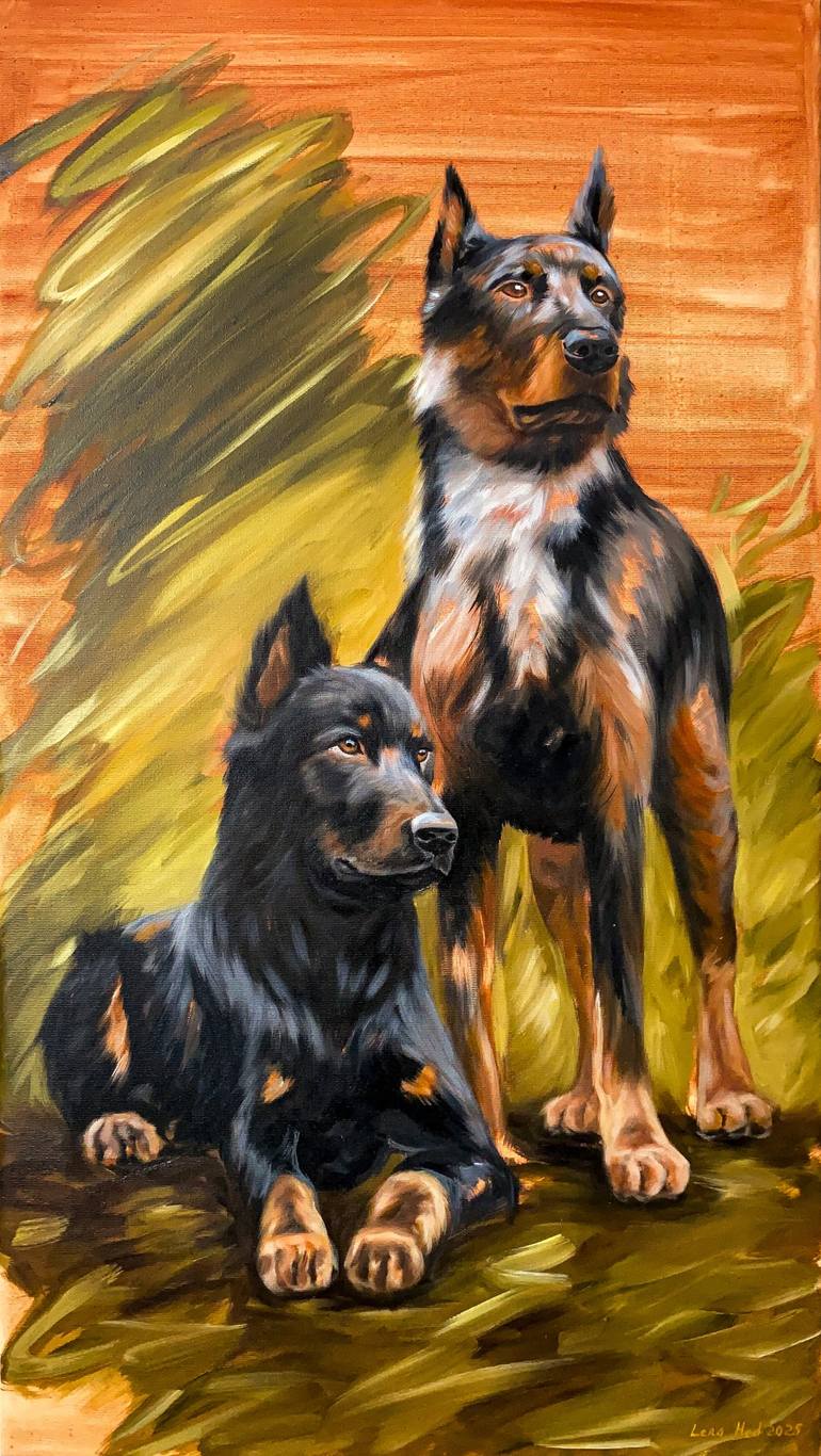 Print of Impressionism Animal Paintings by Lena Med