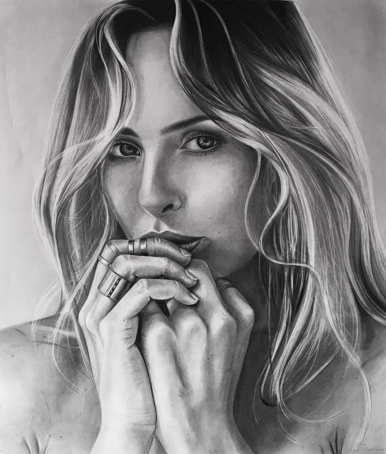 Alena Drawing by Lena Med | Saatchi Art