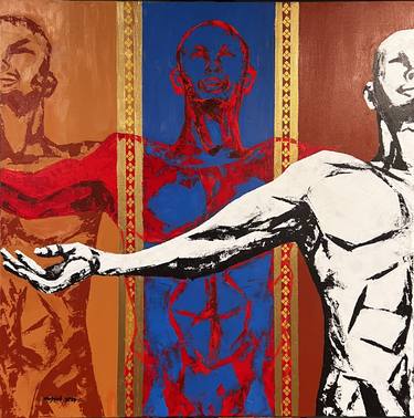 Original Conceptual Men Paintings by Modupe Alatise Odusote
