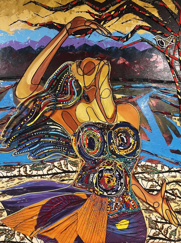 Goddess Mixed Media by Modupe Alatise Odusote | Saatchi Art