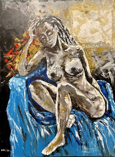 Original Expressionism Nude Paintings by Modupe Alatise Odusote