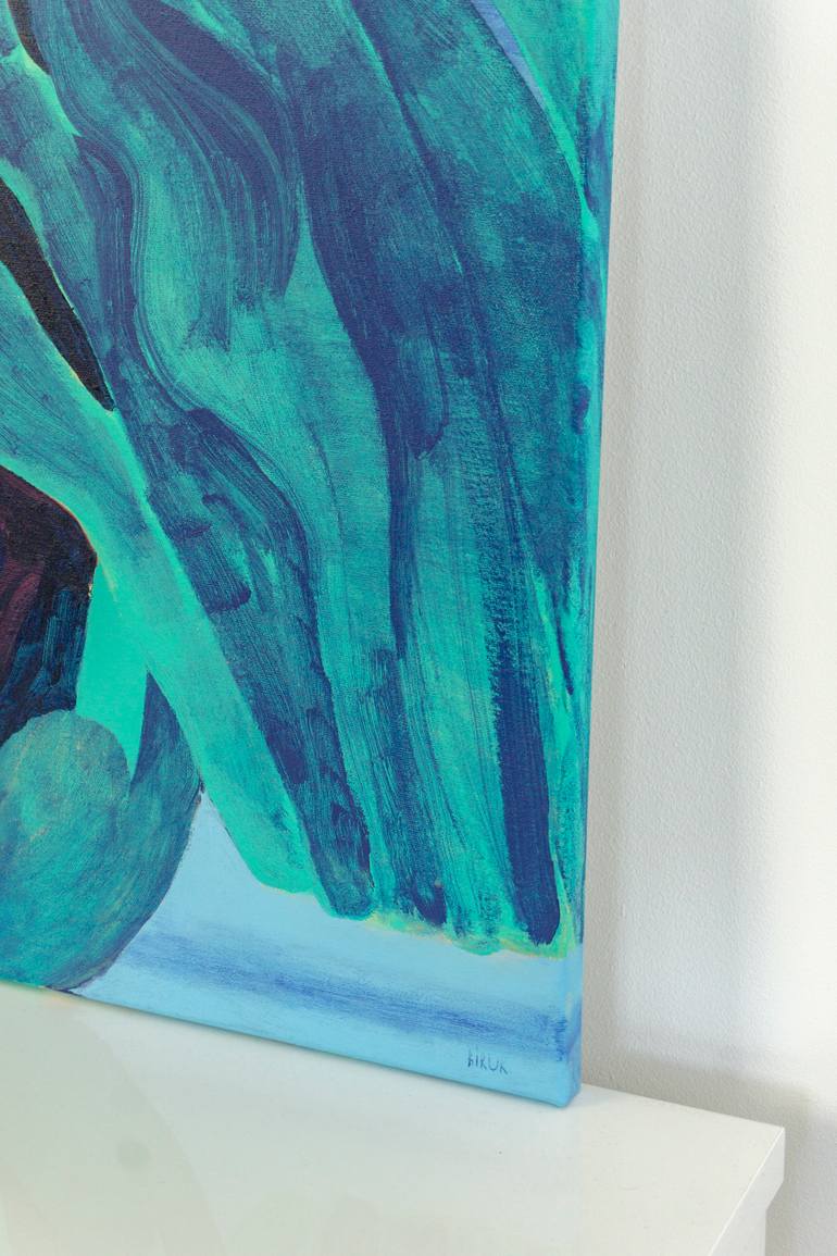 Original Expressionism Nude Painting by Aleksandr Biruk