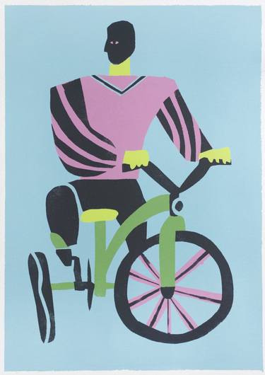 Original Bicycle Printmaking by Aleksandr Biruk