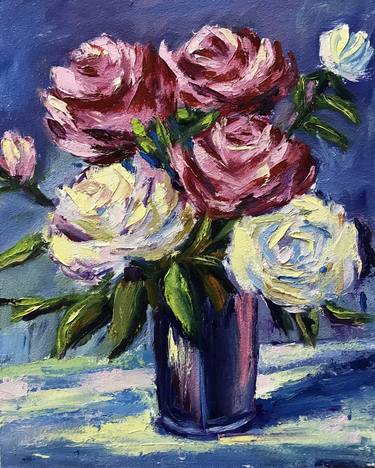 Print of Impressionism Floral Paintings by Iryna Karpiak