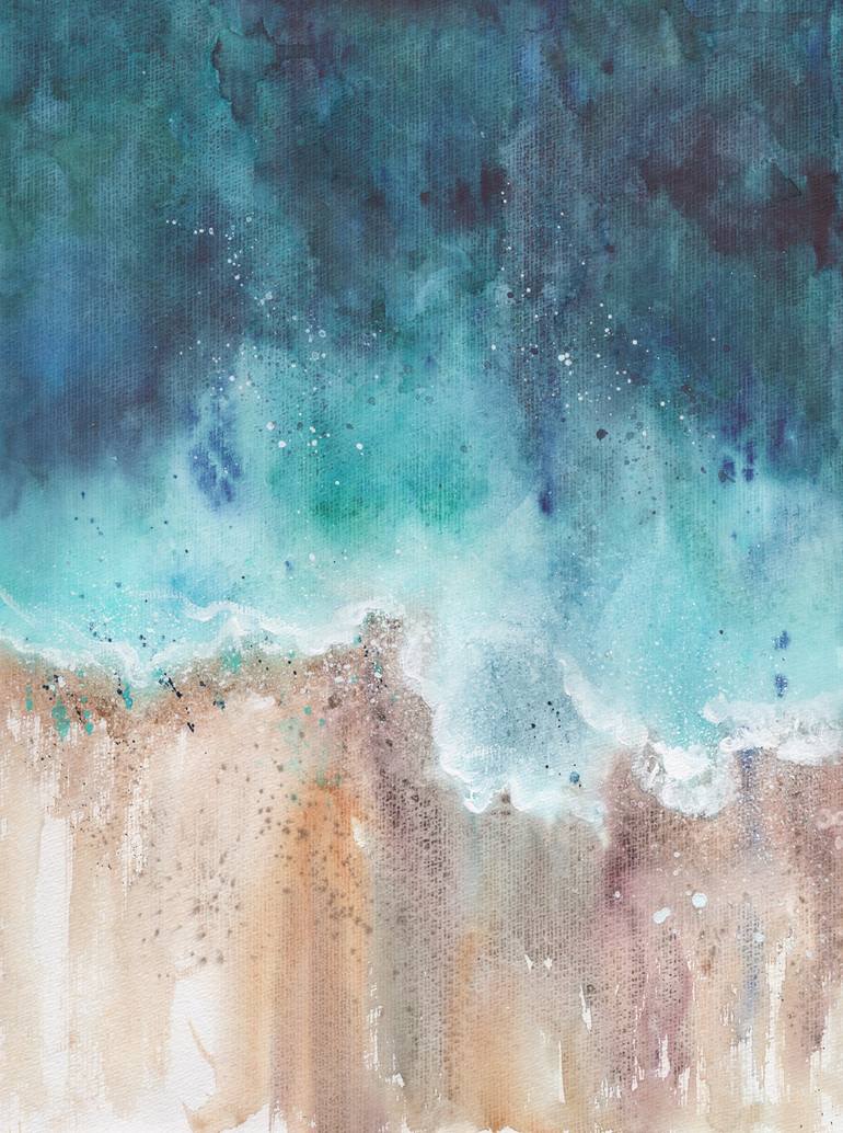 Ocean mood Painting by Maria Kiseleva | Saatchi Art