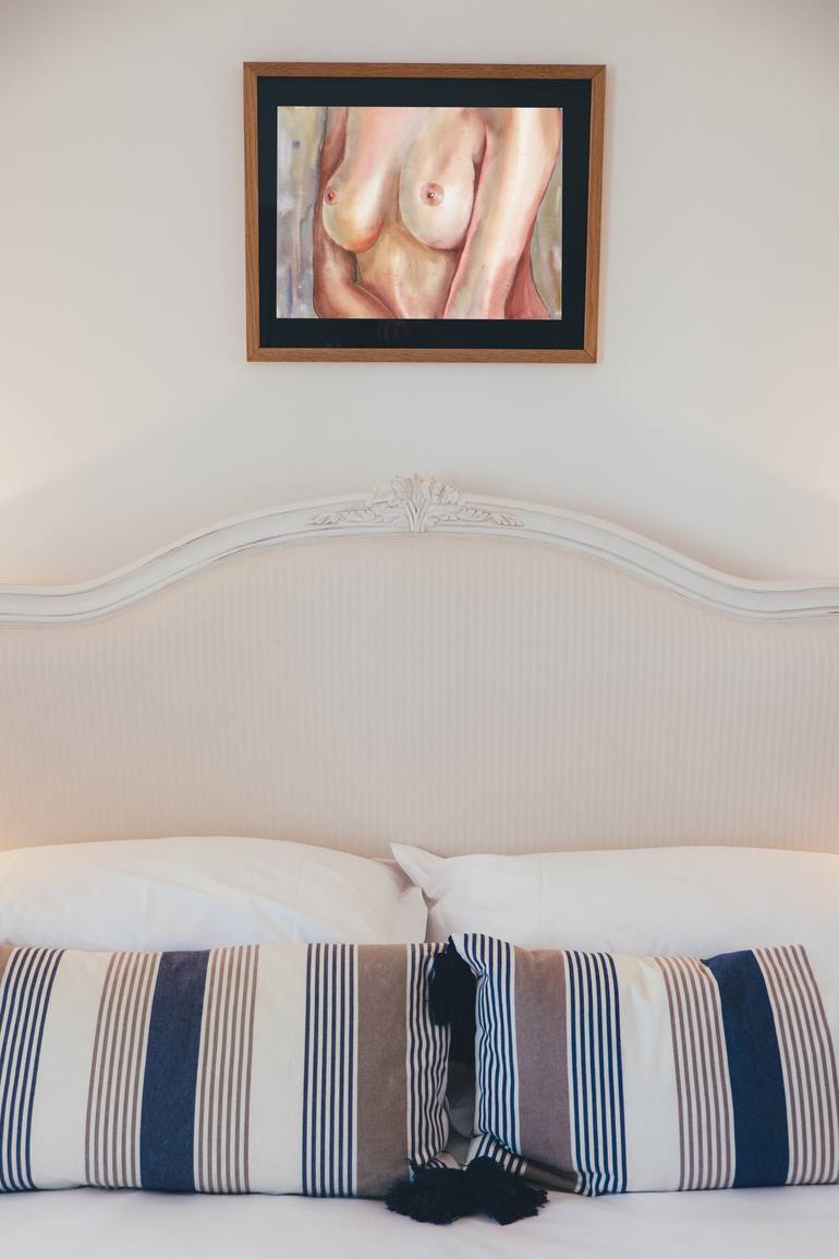 Original Figurative Erotic Painting by Maria Kiseleva