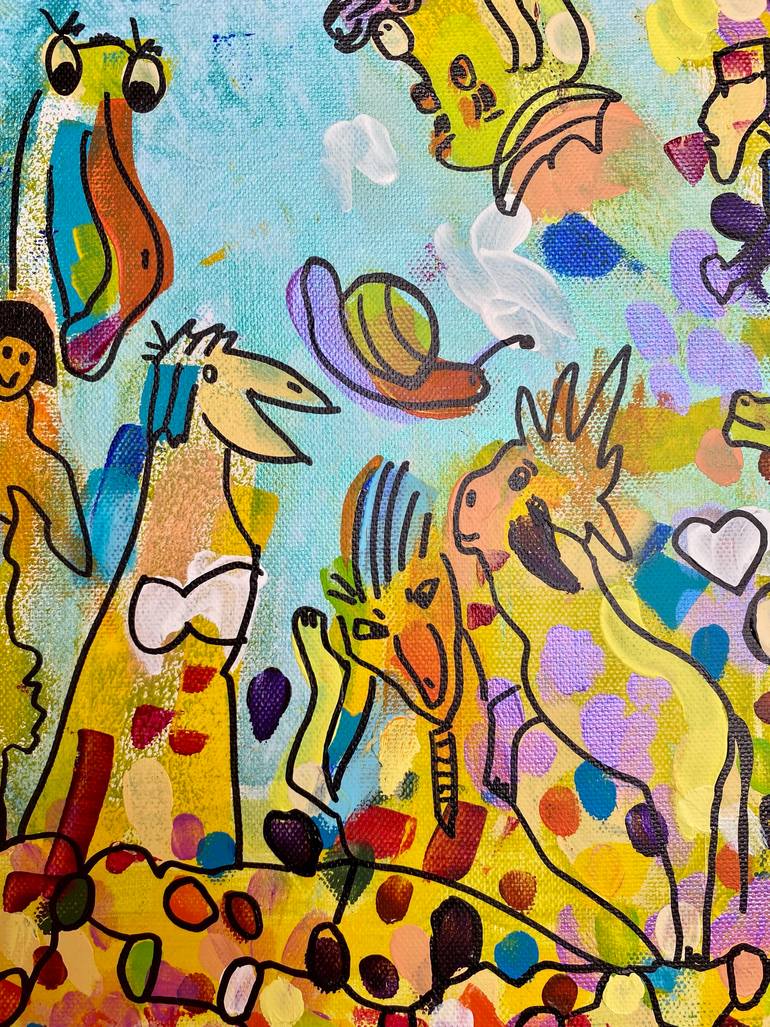 Original Figurative Abstract Painting by Suraya Baumeister