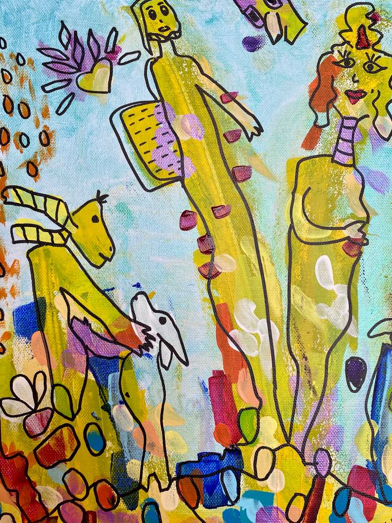 Original Figurative Abstract Painting by Suraya Baumeister