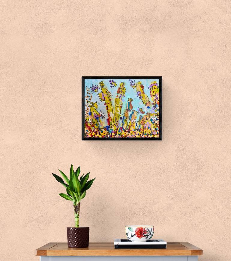 Original Figurative Abstract Painting by Suraya Baumeister