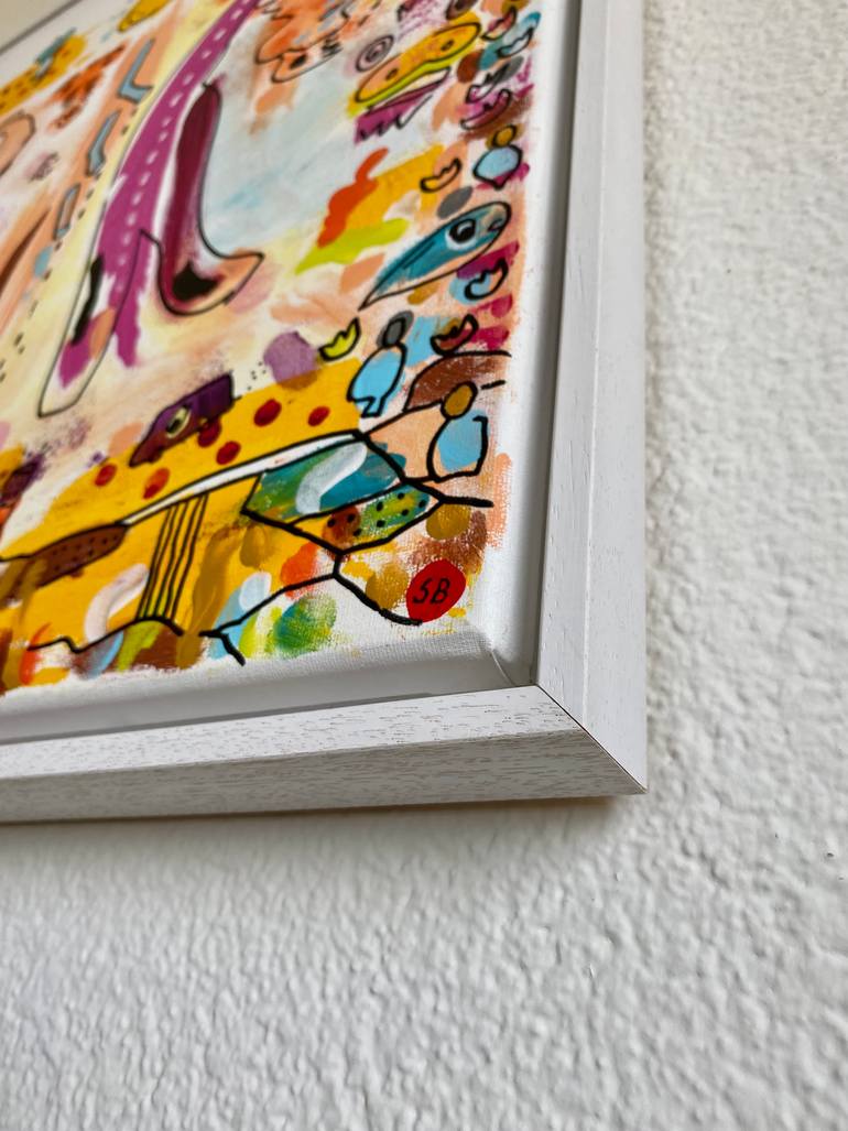 Original Figurative Abstract Painting by Suraya Baumeister