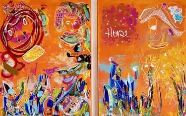 Saatchi Art Artist Suraya Baumeister; Paintings, “Banditos” #art