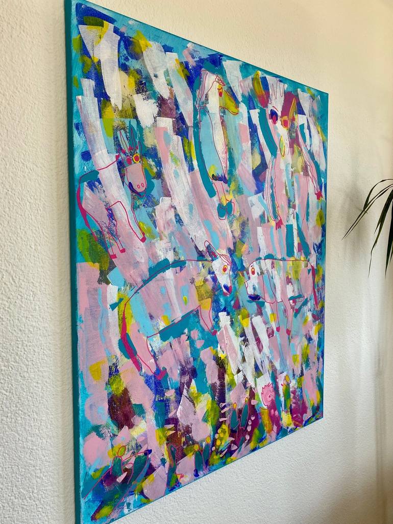 Original Figurative Abstract Painting by Suraya Baumeister