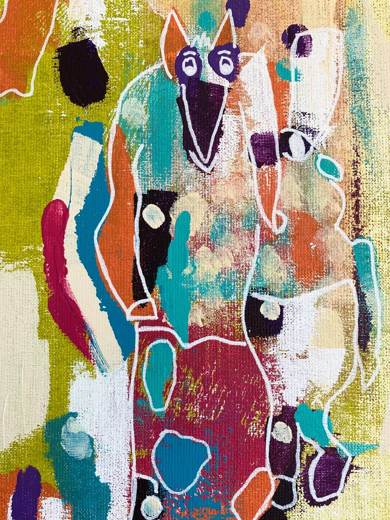 Original Figurative Abstract Painting by Suraya Baumeister