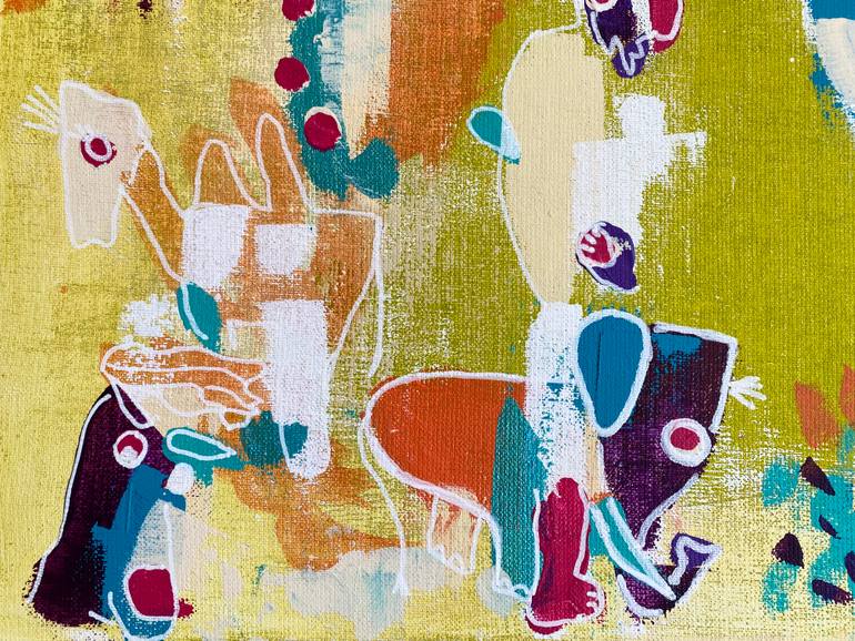 Original Figurative Abstract Painting by Suraya Baumeister