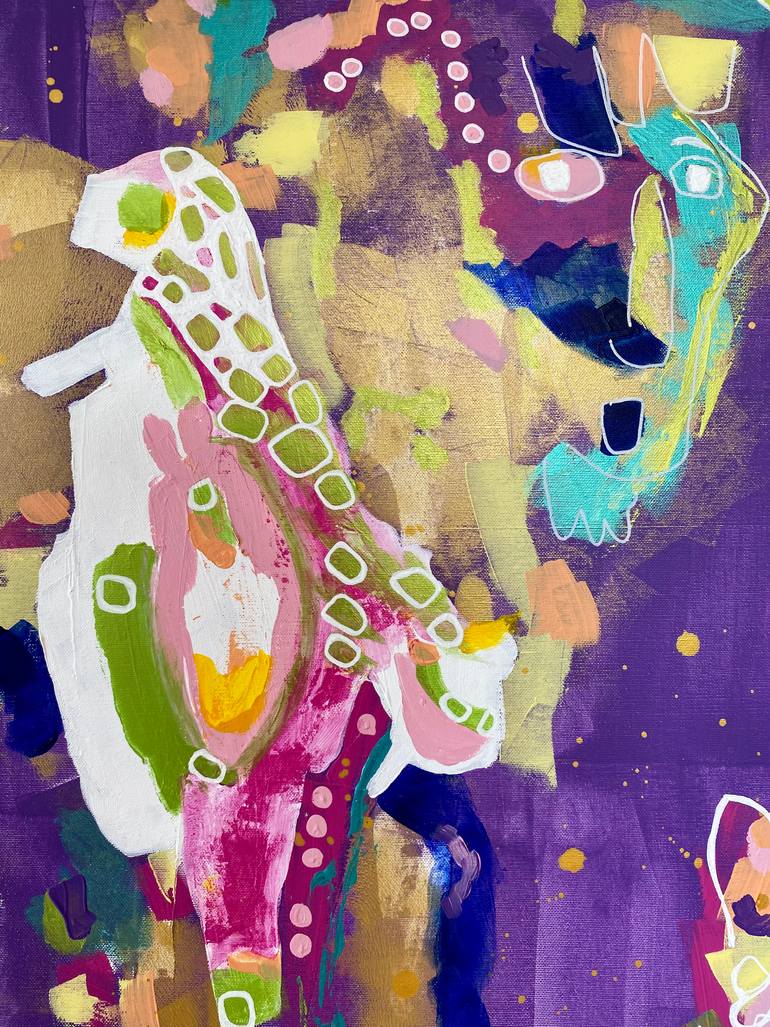 Original Figurative Abstract Painting by Suraya Baumeister
