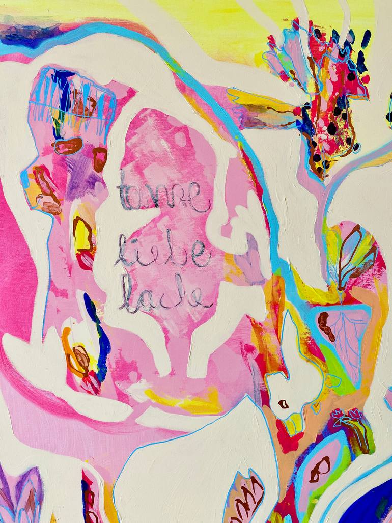 Original Illustration Abstract Painting by Suraya Baumeister