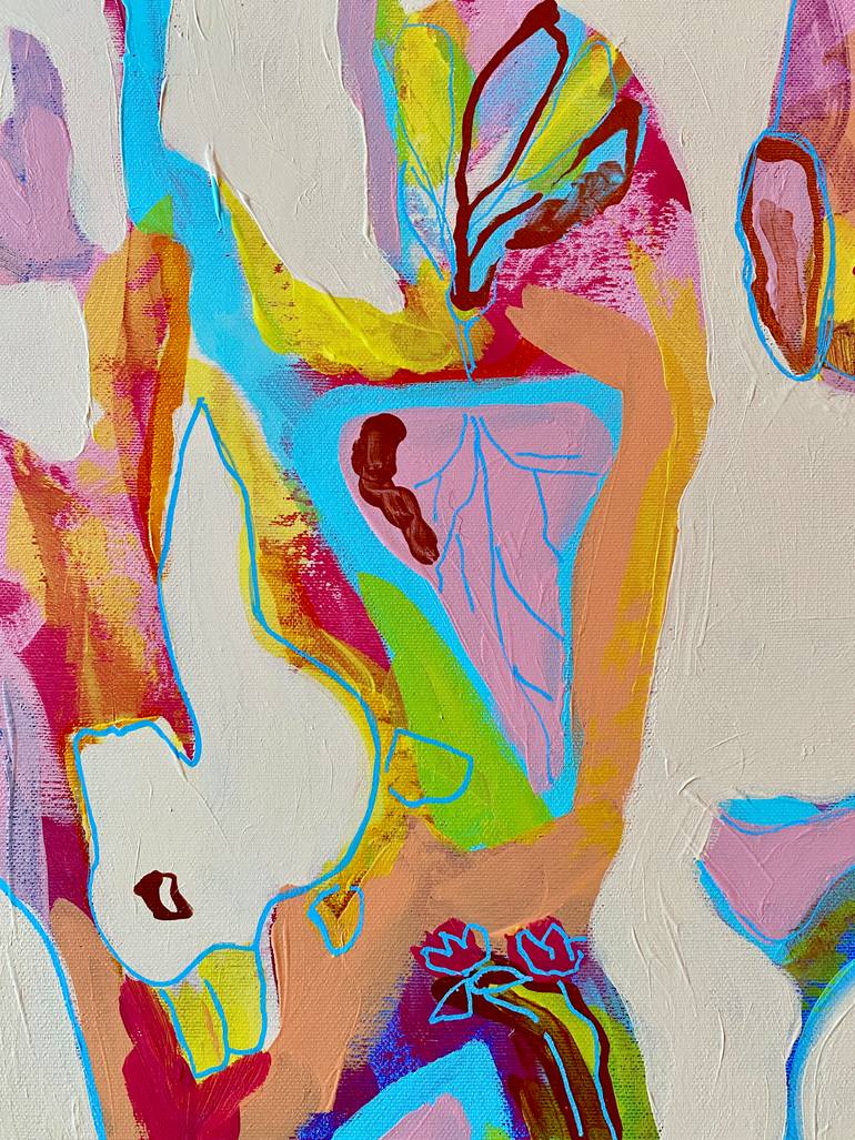 Original Illustration Abstract Painting by Suraya Baumeister