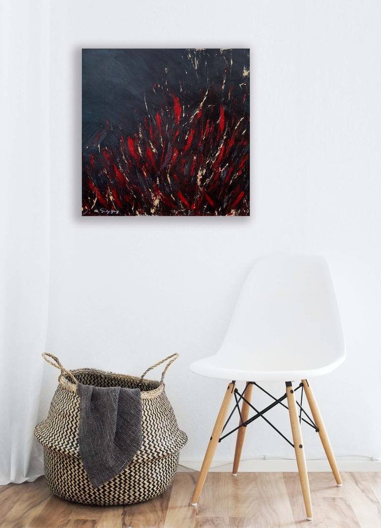 Original Abstract Expressionism Abstract Painting by Sindy Yeung