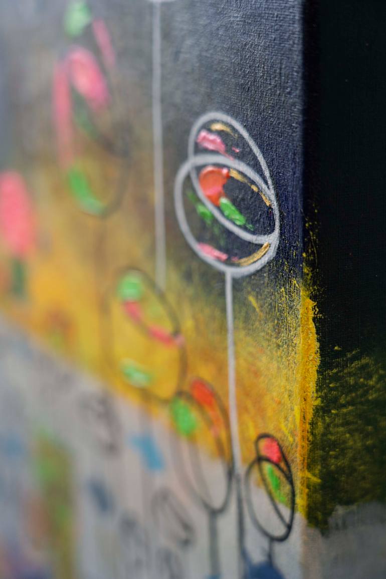 Original Abstract Expressionism Fantasy Painting by Sindy Yeung