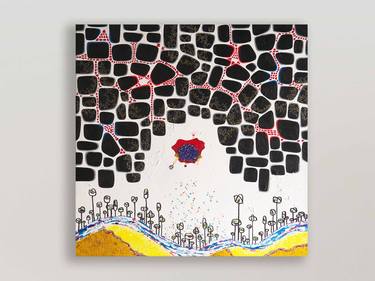 Original Abstract Fantasy Paintings by Sindy Yeung