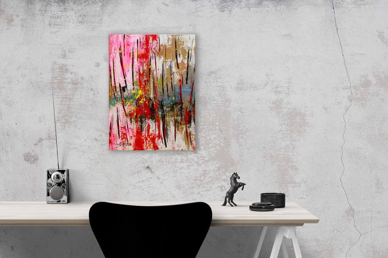 Original Abstract Expressionism Abstract Painting by Sindy Yeung