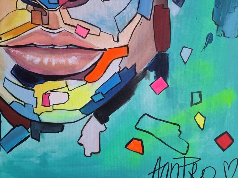 Original Abstract Expressionism Abstract Painting by Ann Pro