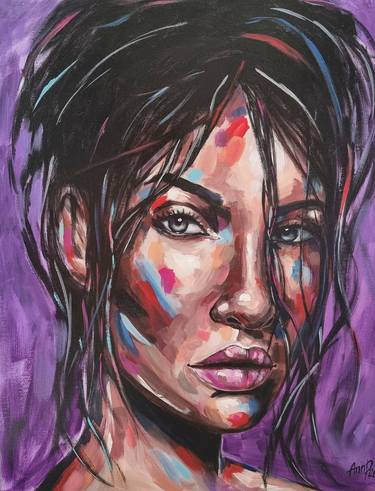 Print of Expressionism Pop Culture/Celebrity Paintings by Ann Pro